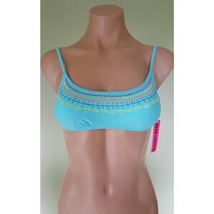 Bikini Nation turquoise bikini top size XS